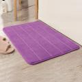 进垫卧室地毯厨房脚垫卫浴室防滑垫子家用口卫生间吸水地垫_1_516_934 50x80CM【浴室卧室门口】 加厚紫色
