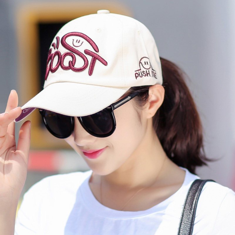 盛世尼曼帽子女春夏季棒球帽韩版百搭潮人遮阳网帽显脸小鸭舌帽防晒