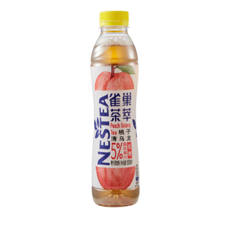 雀巢( Nestle )茶萃桃子清乌龙果汁茶饮料500ml*15瓶 整箱装