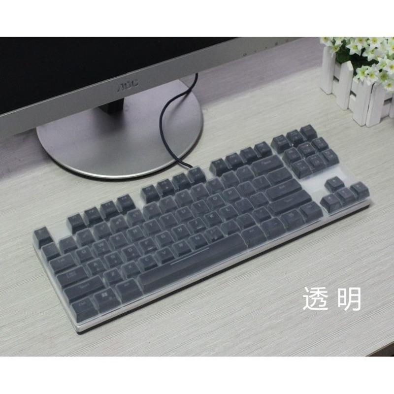 黑爵AK35i AK40S AK47机械键盘保护膜87/104键AK510 AK60硅胶套 87键-透明键盘膜