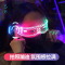 中锐智采 赛博朋克LED发光眼镜网红蹦迪装备未来科技感酒吧表演道具科幻潮眼镜