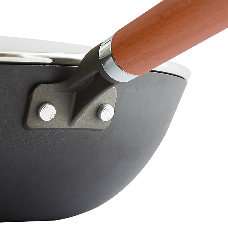 九阳炒锅30cm轻韧锅身耐磨防刮坚实耐用木质手柄CZB3028高清大图