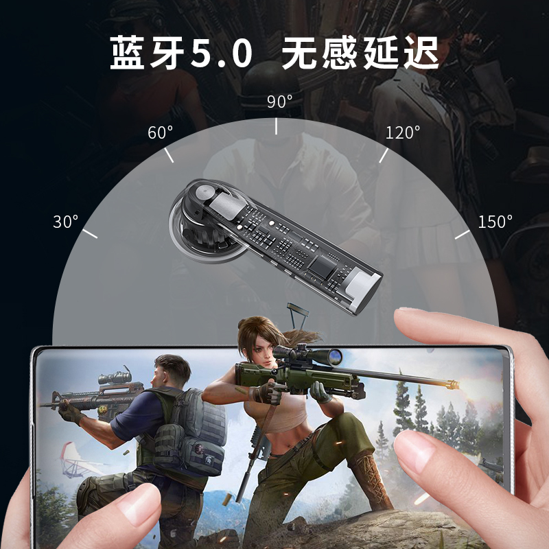 1MORE/万魔 小方盒真无线蓝牙耳机 入耳式TWS耳机运动跑步 黑色耳机