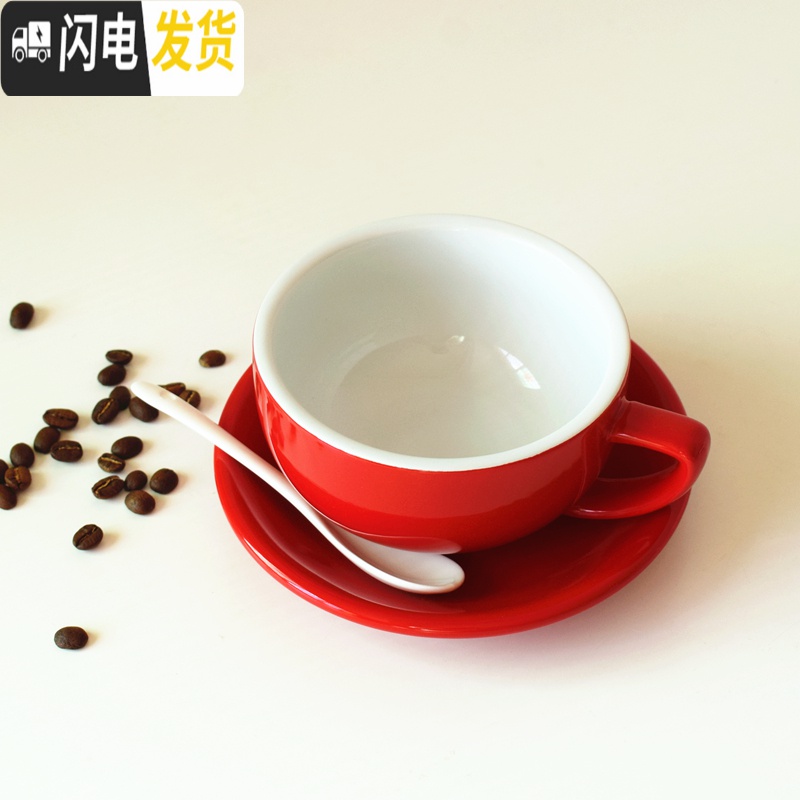 三维工匠350陶瓷咖啡杯套装卡布奇诺拿铁杯摩卡杯大口拉花比赛杯泽田杯马克杯高清大图