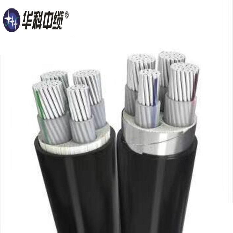 华科中缆 低压3+1芯铝电缆YJLV-3+1 米高清大图