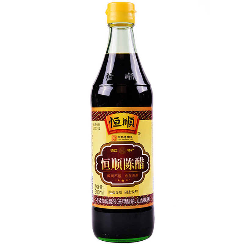 恒顺陈醋500ml 镇江陈醋 炒菜烹调 凉拌 厨房调味(a型)