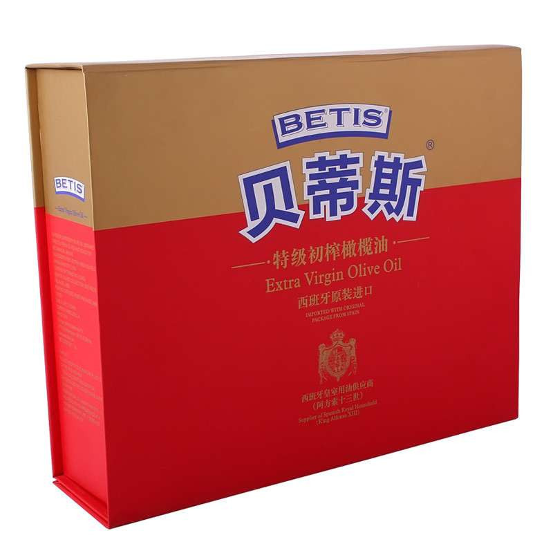 贝蒂斯Betis 西班牙皇室用油 特级初榨橄榄油 1L*2 礼盒装 西班牙原装进口