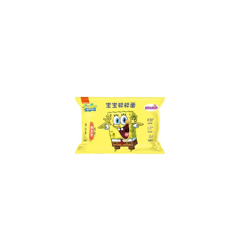 beakid 海绵宝宝 不添加食盐碎碎面 番茄胡萝卜味150g-盒装