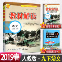 部编版2019春新版 教材解读九年级下册语文 人教版九年级下册语文书 初三下册语文教材全解书 初中语文同步中学教材全