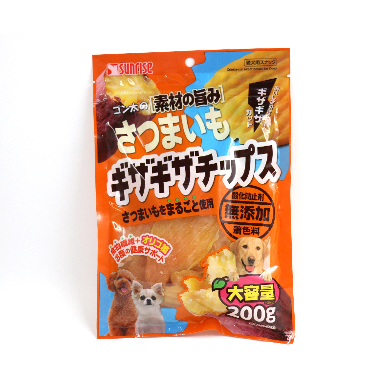 盛来知 宠物狗狗零食 训练奖励 宠物零食 波浪地瓜片200g