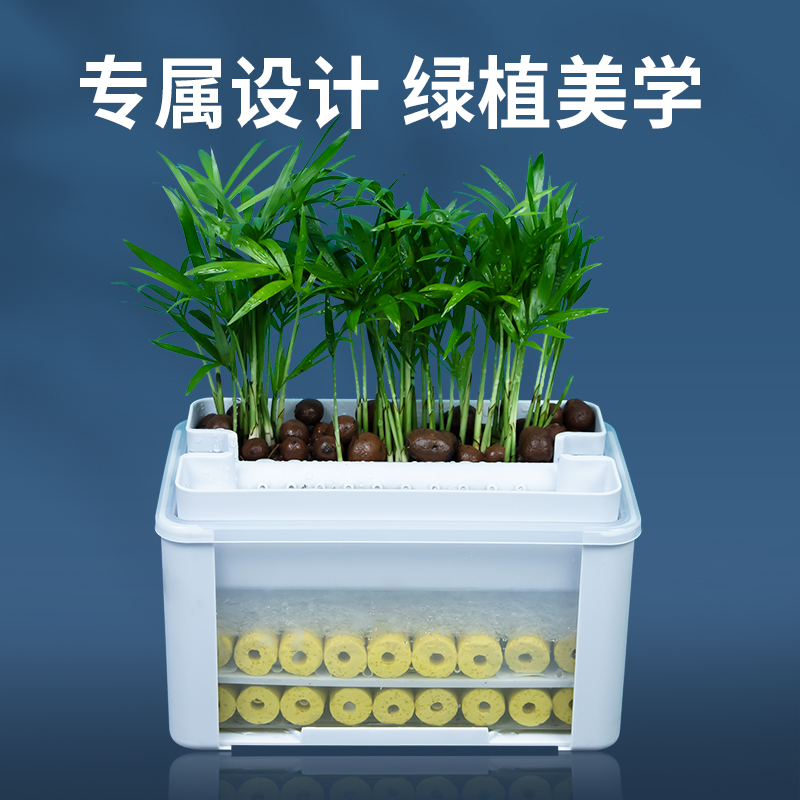 龟缸鱼缸过滤盒器滴流盒三合一上滤低水位乌龟上置滴滤水幕式设备高清大图