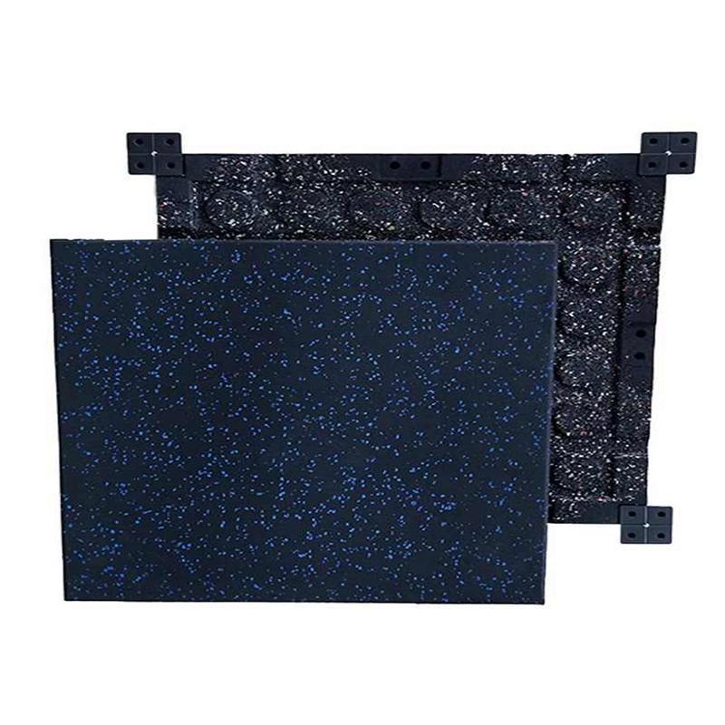 健身房橡胶地垫子 减震垫子力量区隔音地板杠铃哑铃垫运动功能地胶高清大图