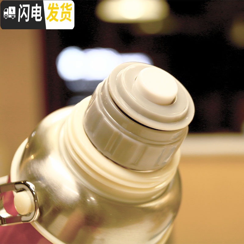 三维工匠简约复古中式热水壶保温杯清新大容量男女户外便携学生随手保温壶 6075芭比粉/600高清大图