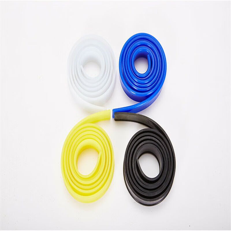 谋福 硅胶刮条擦玻璃 清洁刮水条(宽2cm*厚2mm*105cm蓝)高清大图