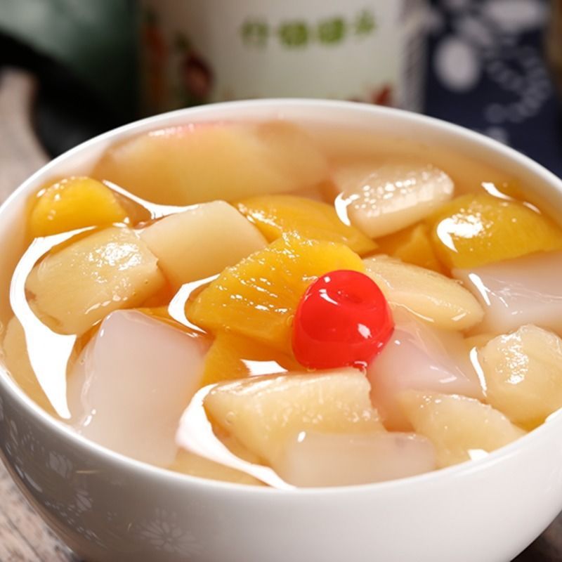 杂果罐头4瓶新鲜黄桃罐头黄桃水果罐头糖水什锦橘子山楂罐头