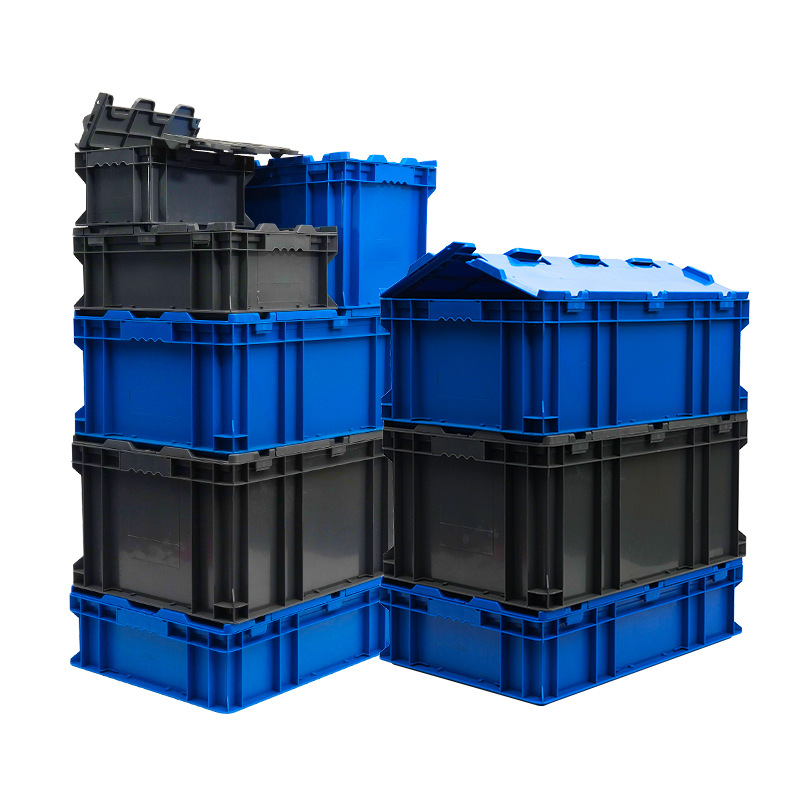 瑾如云海 EU物流箱 翻盖箱 周转箱 600*400*280mm 个高清大图