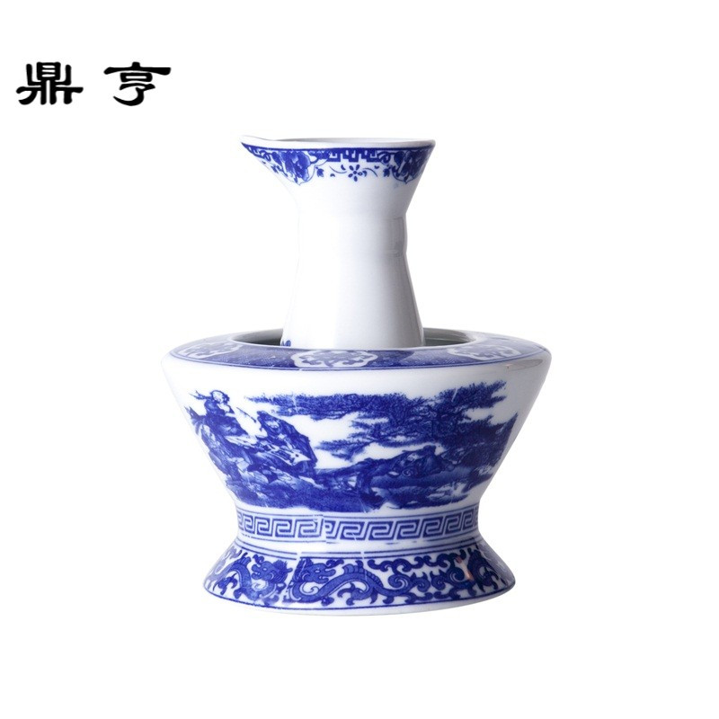 鼎亨景德镇陶瓷酒具套装白酒分酒器家用清酒黄酒温酒烫酒热酒暖酒