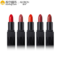 雅邦(ALOBON)潮炫舞色口红组合1.5g*5支(不易掉色不易沾杯 唇彩唇膏 豆沙大红斩男色)