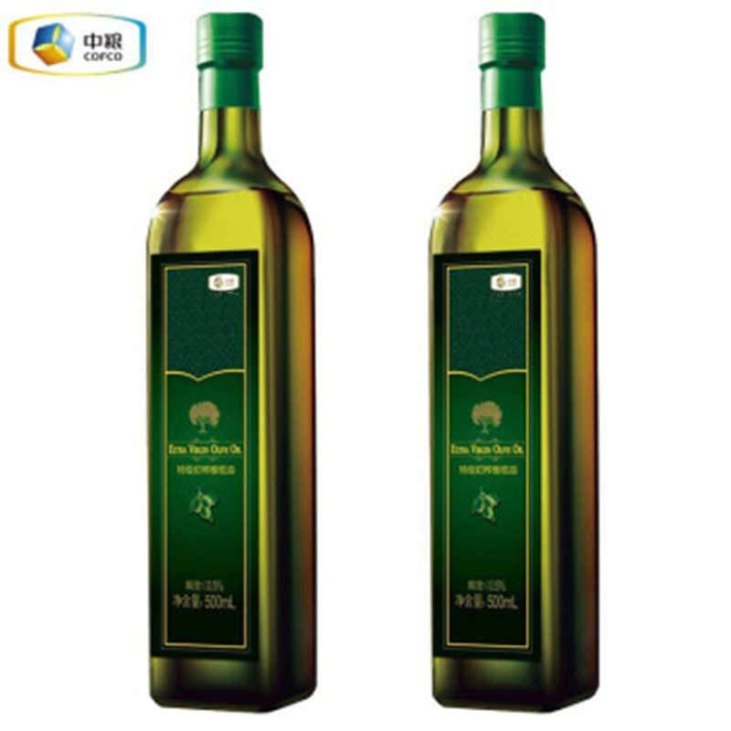 [精选] 中粮特级初榨橄榄油礼盒500ml*2瓶装食用油礼盒装礼品