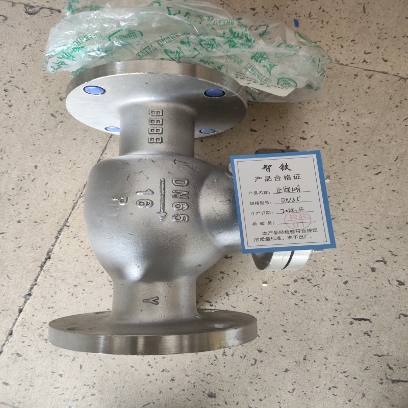 智铁 止回阀 DN65 个高清大图