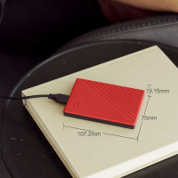 西部数据(WD) 5TB 移动硬盘 USB3.0 My Passport随行版 2.5英寸便携存储 自动备份 兼容Mac