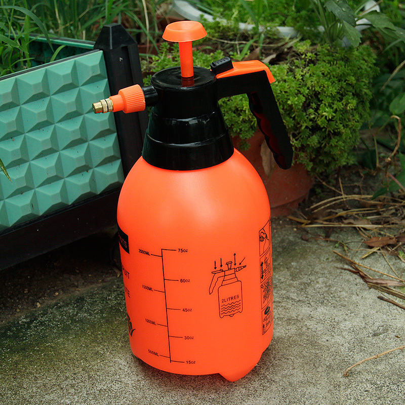 企购优品手动气压式喷壶园艺浇花洒水喷水壶小型喷雾器2l