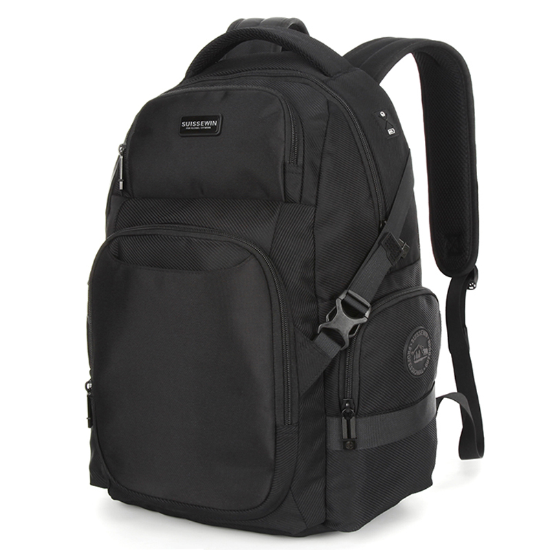 瑞士多功能时尚新款潮流商务休闲双肩包SN99673高清大图