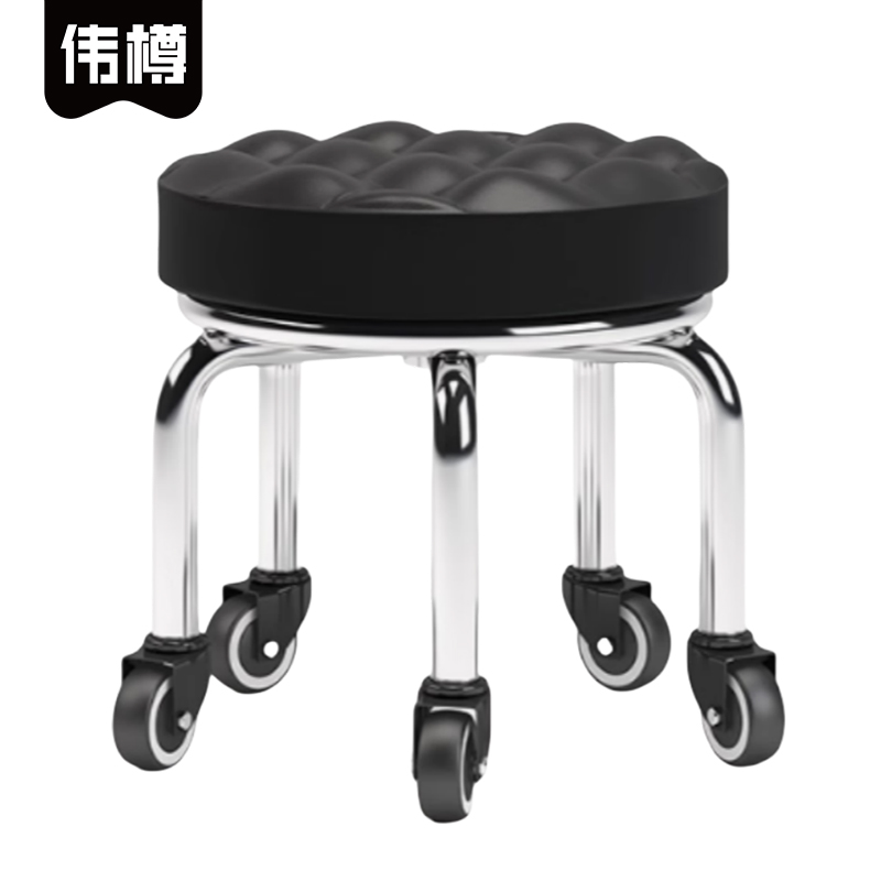 伟樽圆凳面包加高轴承轮40*40*32cm个