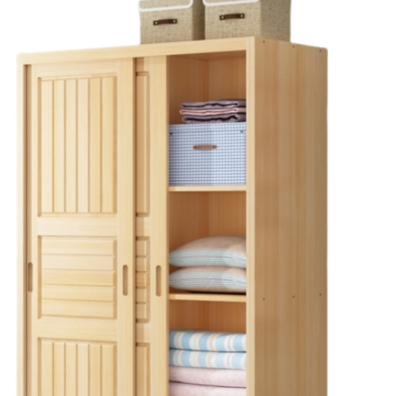 铭思达木质衣柜80cm台高清大图