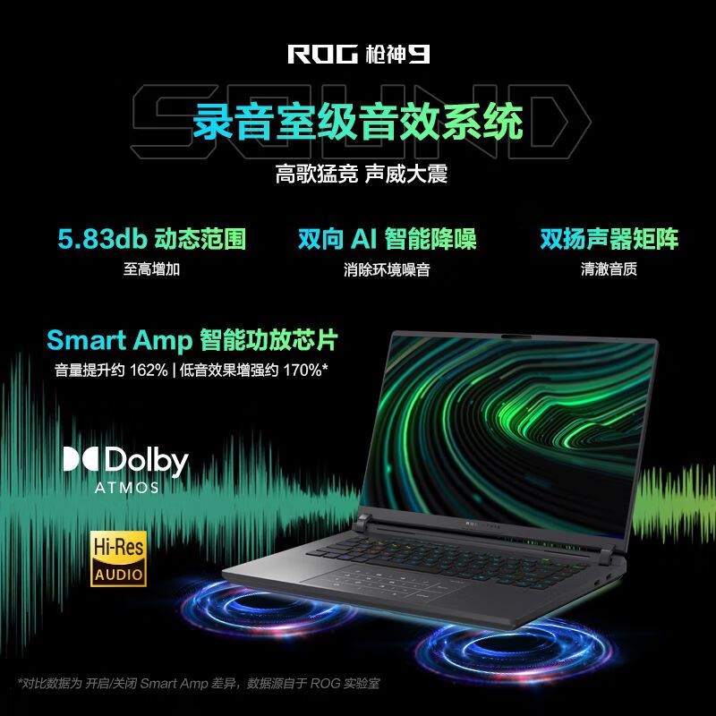 华硕(ASUS)玩家国度 ROG枪神9 16英寸 星云屏游戏本笔记本电脑 定制(Ultre9-275HX 液金导热 64G 2T RTX5060 2.5K 240Hz)高清大图