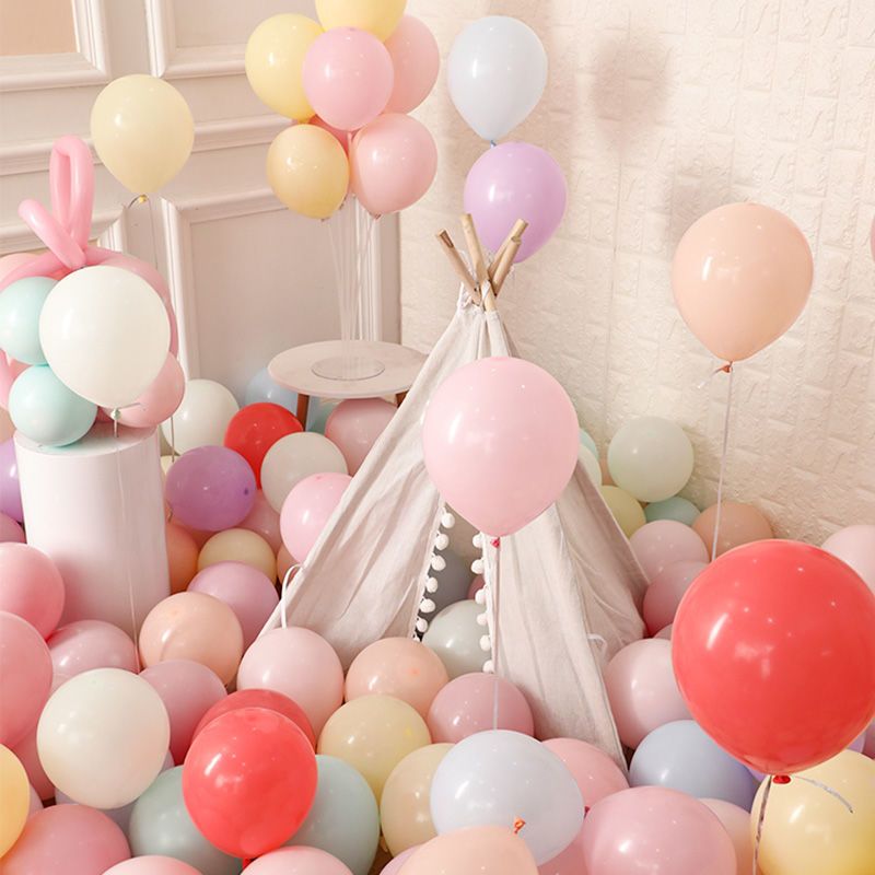 无赠品[只有气球]|马卡龙气球加厚结婚婚礼网红场景布置装饰品防爆