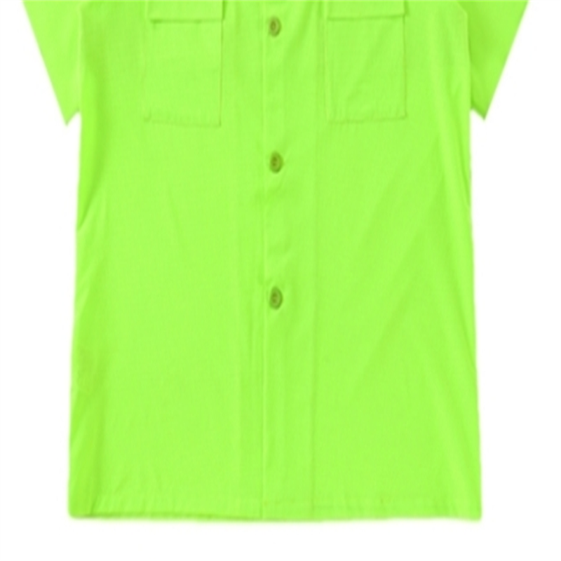 铂牛 荧光黄短袖上衣 S-XXXXL 件高清大图