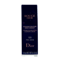 迪奥(Dior)烈艳蓝金唇膏3.5g 520# FEEL GOOD 烈艳口红 唇膏 滋润