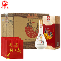 梅兰春 42度岁岁平安 500ml 6瓶整箱装 芝麻香型 白酒 中华老字号酒[新旧包装随机发货]