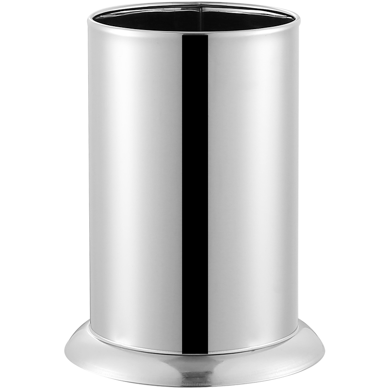 【补贴10%】筷筒不锈钢筷子筒筷子篓沥水筷子笼签子桶串串香竹签筒不绣钢收纳 无孔一个装（不透风）