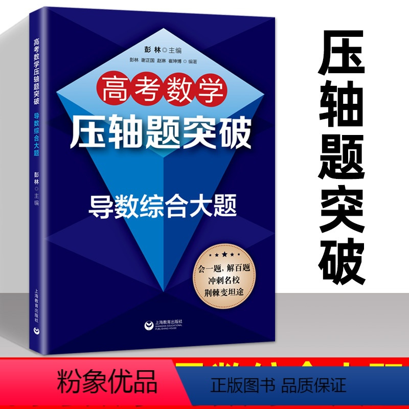 [正版]高考数学压轴题导数综合大题 高中高三数学解题思维训练练习册 提升解题技巧高考冲刺提升辅导资料书 上海教育出版社