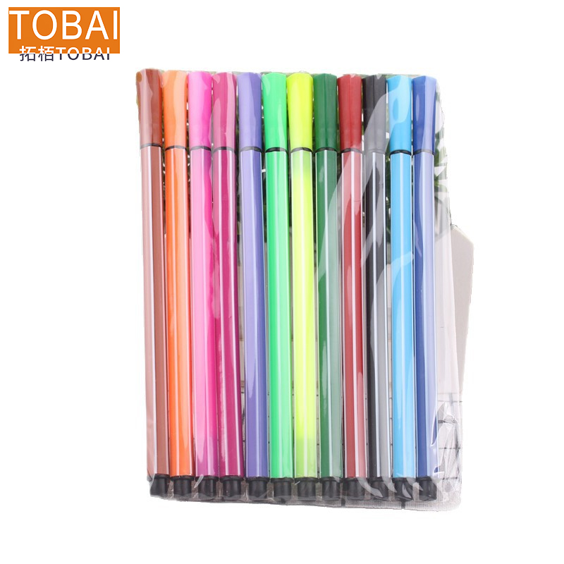 拓栢 路外宣传水彩笔12色 BW-12S 支高清大图