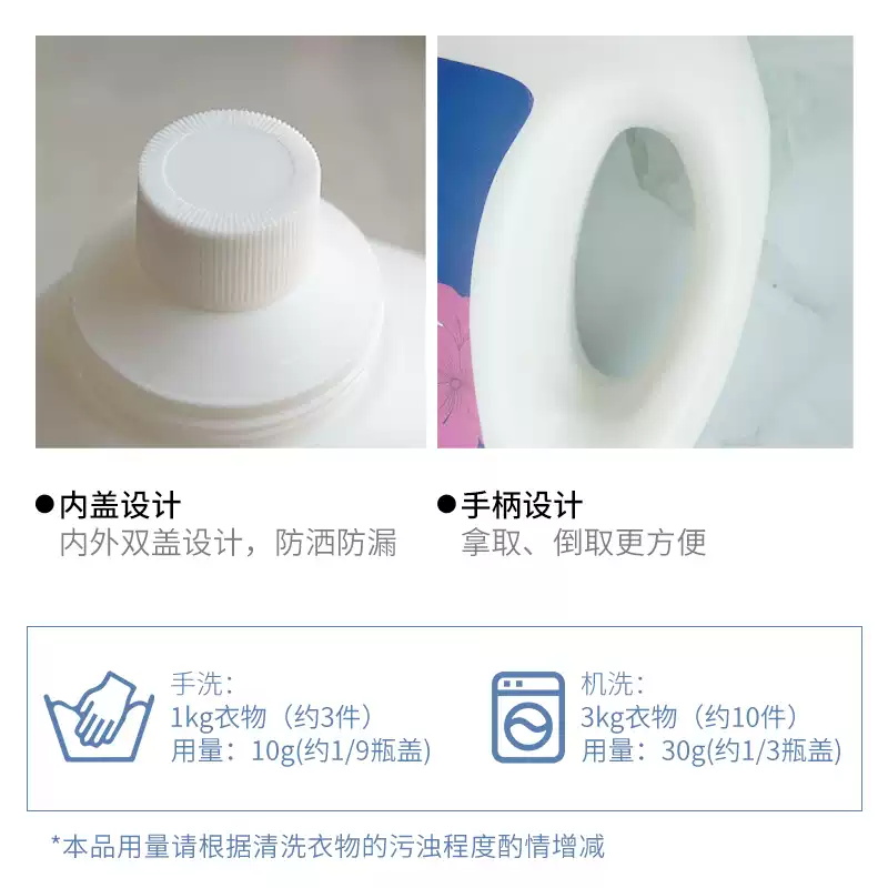 蓝漂(Lampure)香水洗衣液2kgLP-361787高清大图