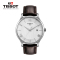 天梭(TISSOT)瑞士手表 经典简约复古雅致低调内敛男表 俊雅系列皮带男士石英表T063.610.16.038.00