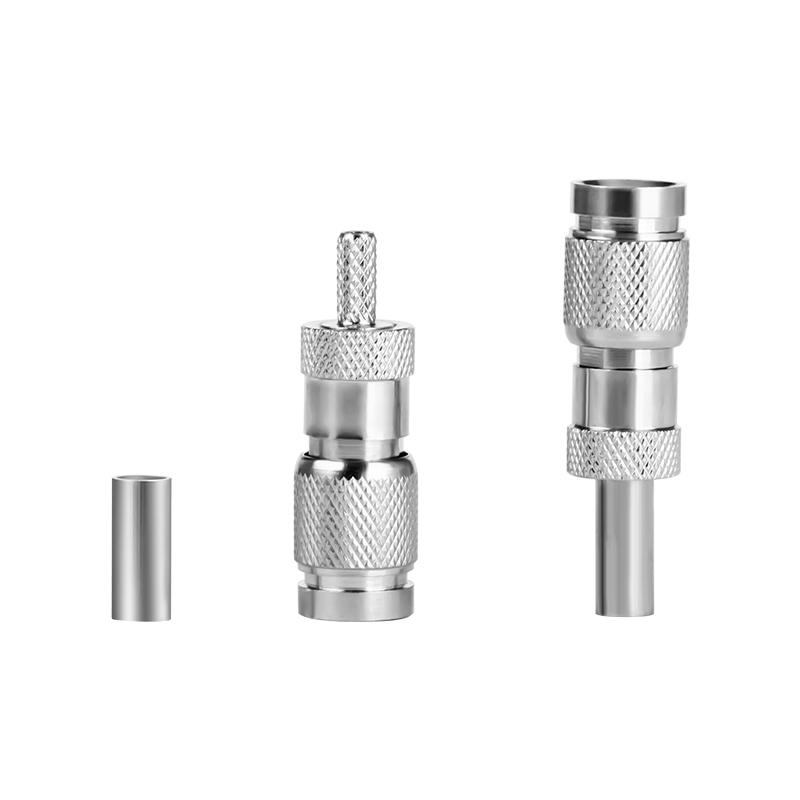 博扬 CC4接头2M头E1同轴连接器 阿尔卡特头中兴头 CC4-J通信SYV-75-1-1插头10个装 BY-CC4-1