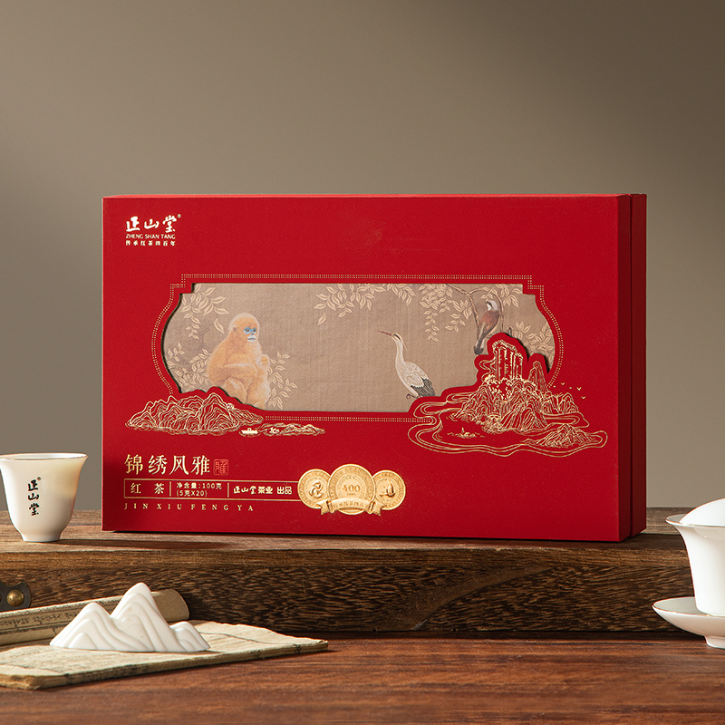 [正山堂]锦绣风雅100g/盒 礼盒 红茶 福建武夷山茶叶 味道香醇 回甘高清大图