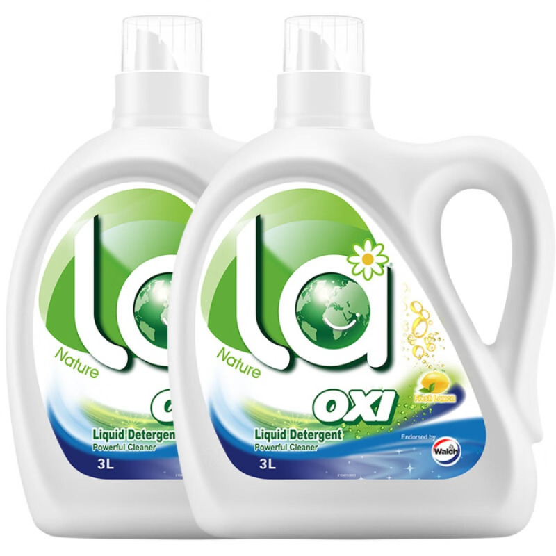 龙云天盾La有氧洗衣液 柠檬清香 衣物 清洗液 3L*2瓶