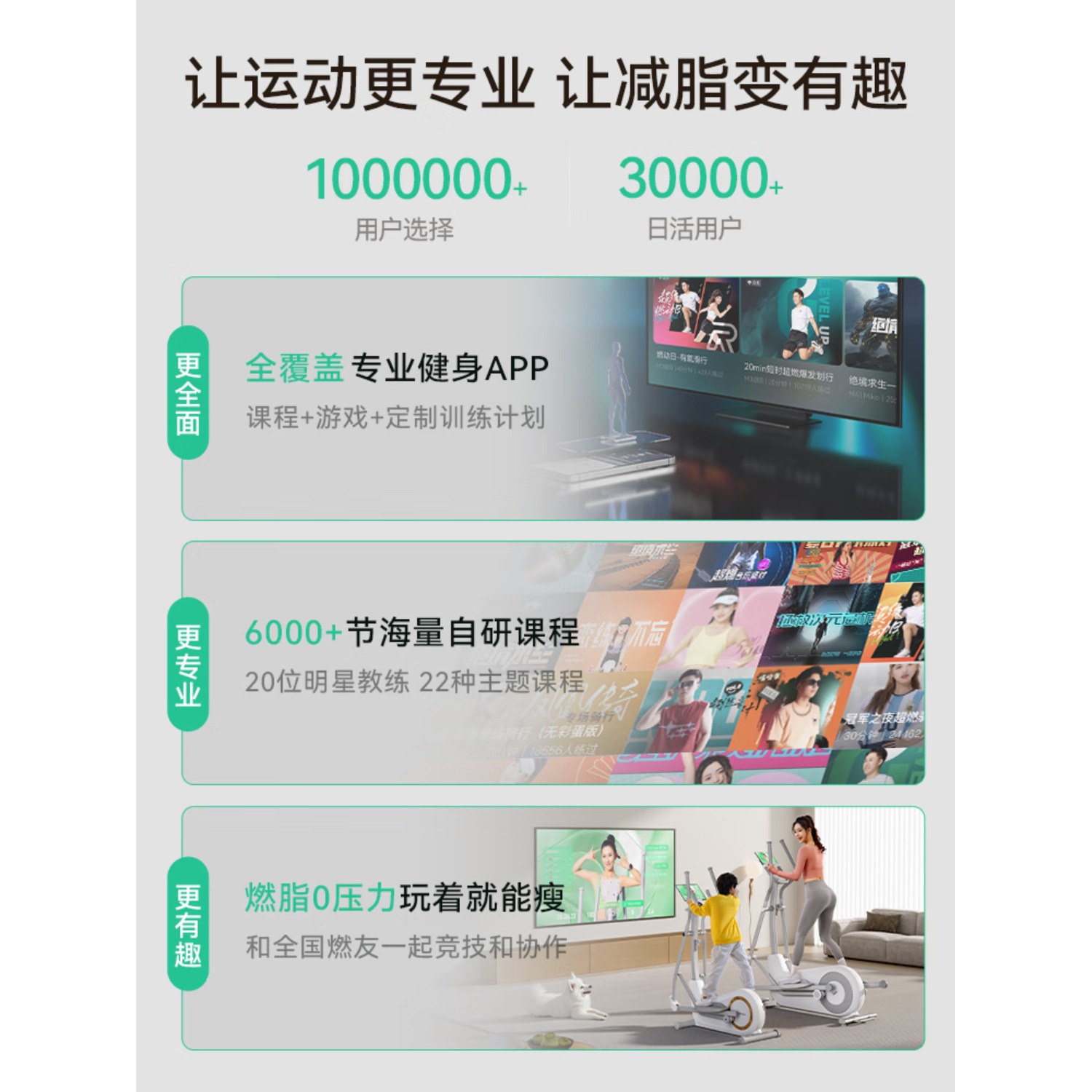 麦瑞克(MERACH)椭圆机家用智能椭圆仪太空漫步踏步健身运动器材凌波L3 MR-E33W3高清大图
