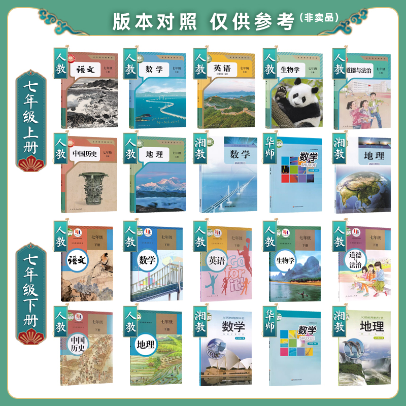 地理--湘教版 八年级上 [正版]湖南2025版初中七年级八年级九年级上下册数学语文英语物理化学历史地理道德与法治初一二高清大图