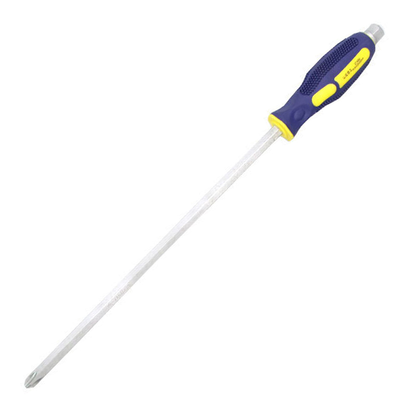 长城精工 Cr-V六角穿心螺丝刀 十字螺丝批 起子改锥工具 6*150mm 271666 2把高清大图