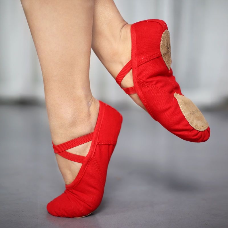 34驼色舞蹈鞋女软底练功鞋猫爪鞋男成人形体鞋训练艺考显脚背驼色芭蕾