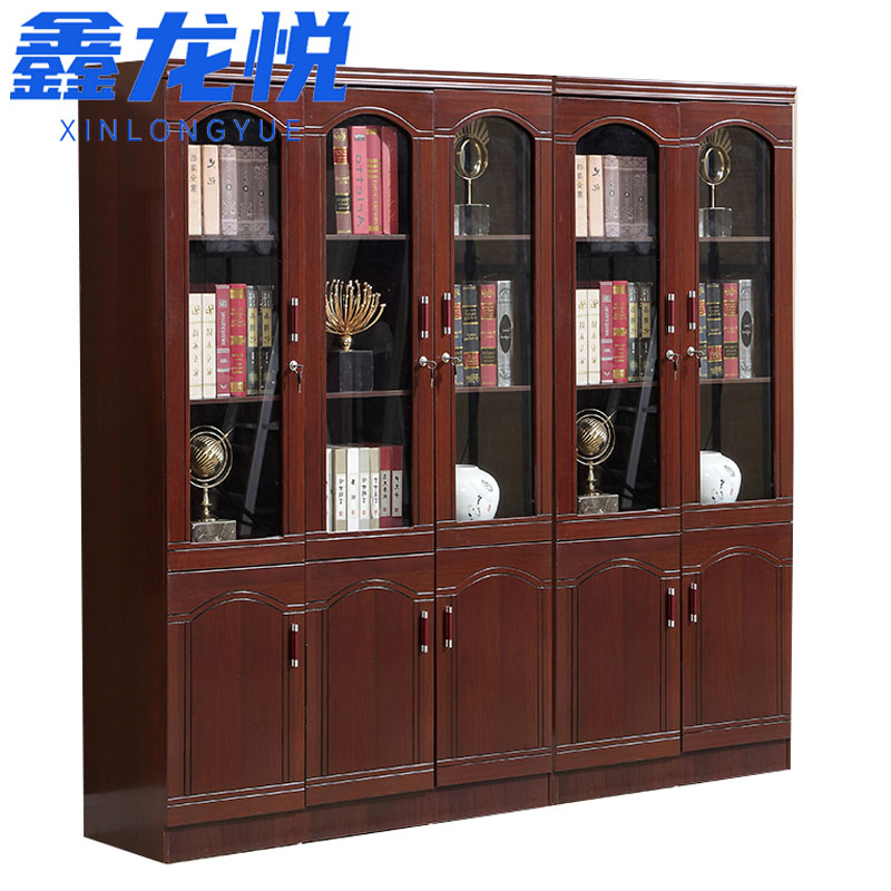 鑫龙悦书柜五门台高清大图