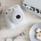 富士(FUJIFILM)INSTAX 拍立得 相机 一次成像相机 mini9 烟灰白色胶片相机 套装 含10张相纸