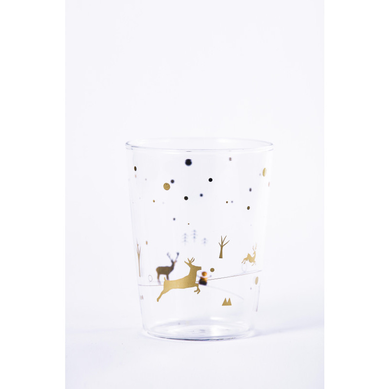 什物计画 烫金印花玻璃杯 麋鹿的冬季圣诞狂欢(线上)