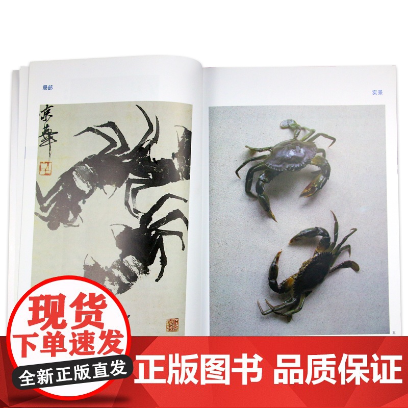 正版 齐白石画蟹-妙在似与不似之间 湖南美术出版社店高清大图